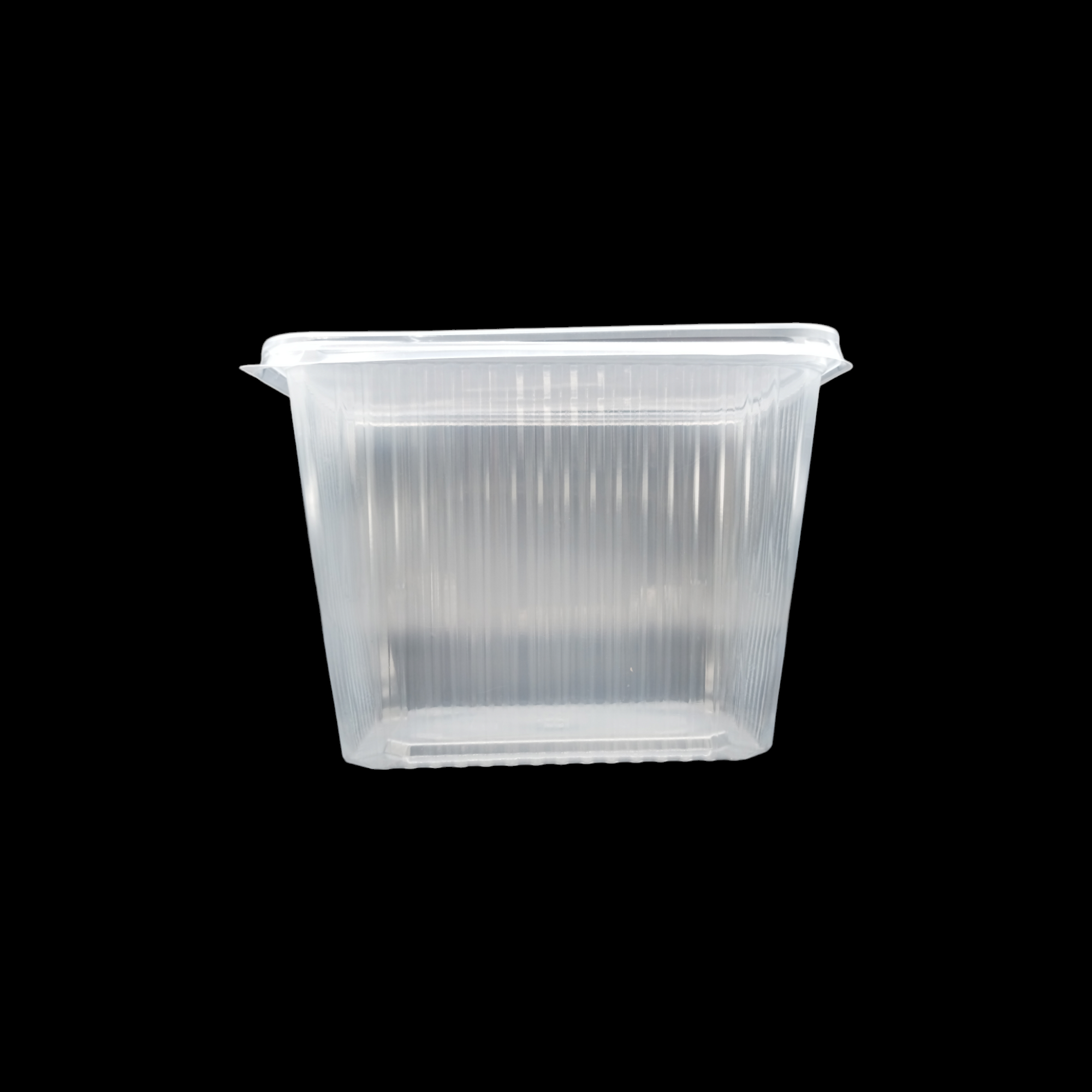 Barquette plastique micro-ondable avec couvercle 2000 cc