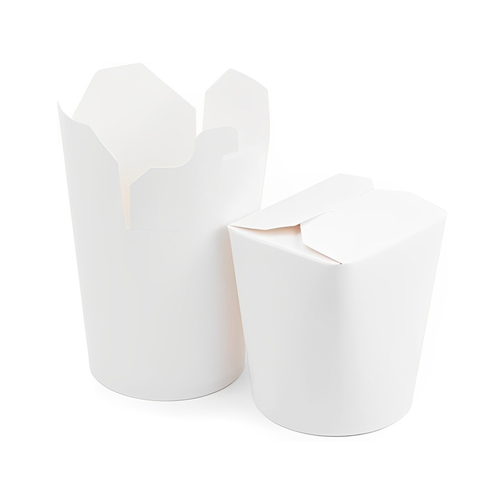 Pot à pâtes en carton blanc 960 ml